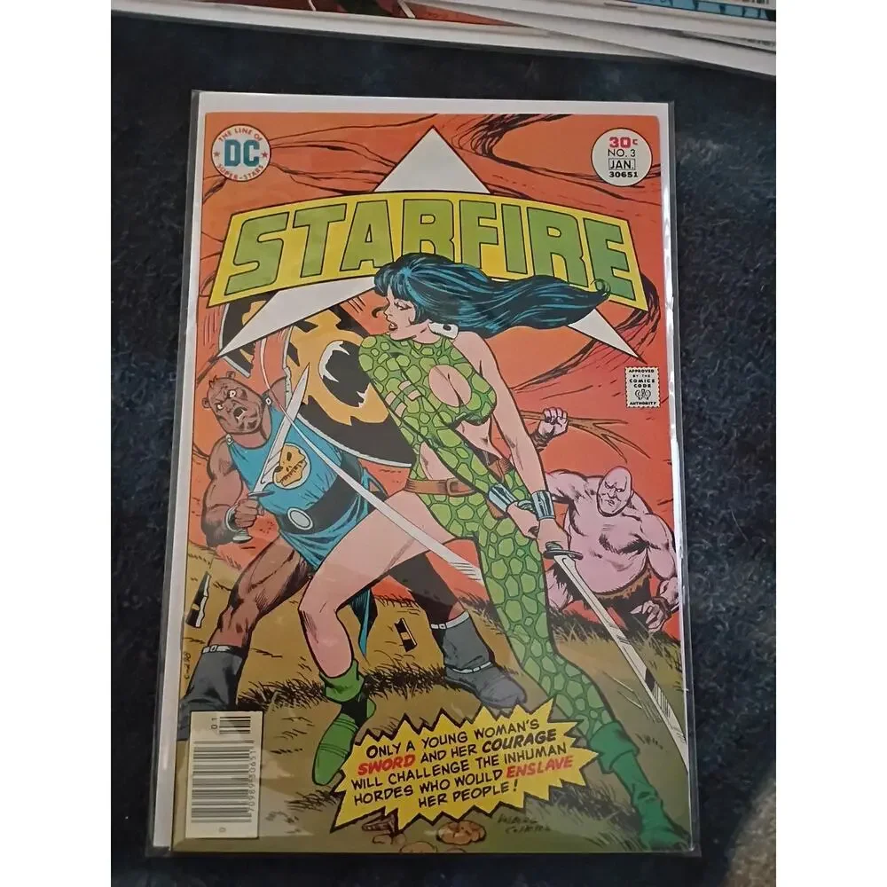 Starfire #3,4,6,8 Lot Of 4 1977 DC Comics Newsstand VF To NM Condition Vintage